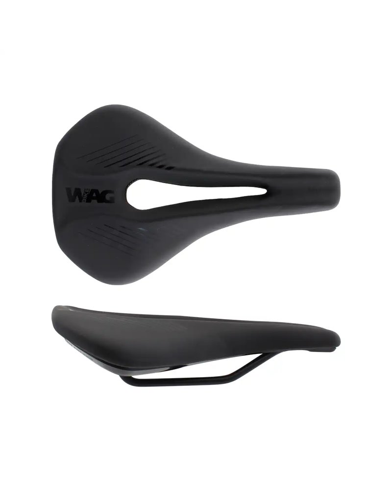 Wag Saddle Race Short with Hole Wide - Black