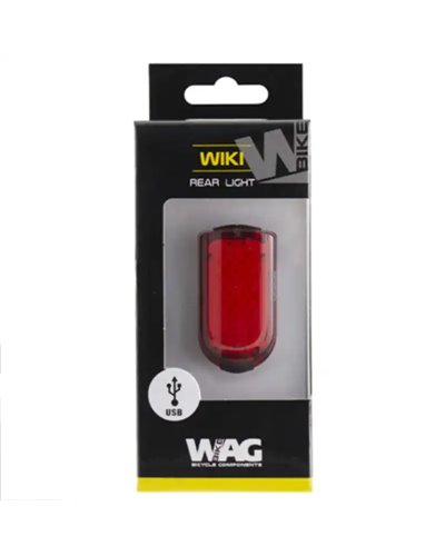 WAG Wiki 38 COB Luce Posteriore a LED Ricarica USB