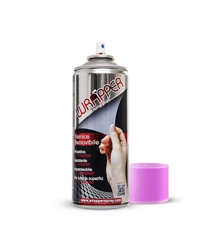 Wrapperspray Bomboletta Vernice Rimovibile Wrapper Fluo Fuxia 400 ml