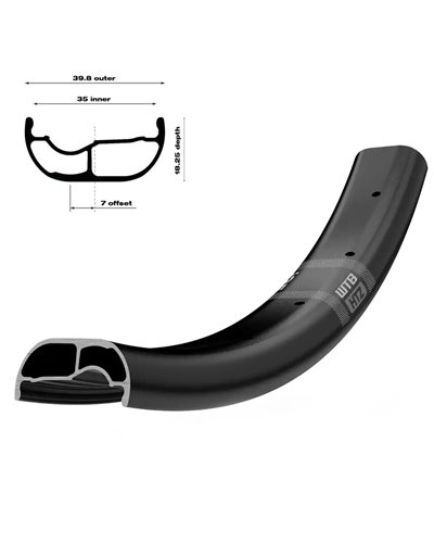WTB Rim HTZ Disc TCS - 27.5, I35, 32 Holes