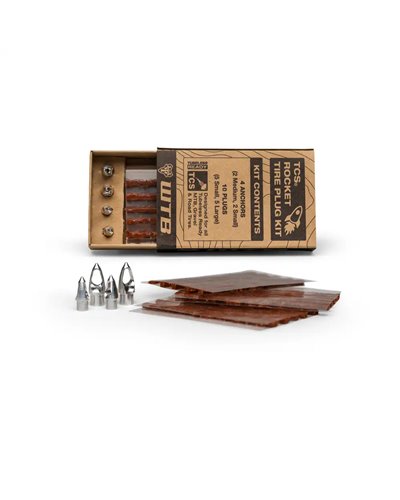 WTB TCS Rocket Tire Plug Refill Kit - 1 Box Composed Of 15 Plugs/4 Anchor