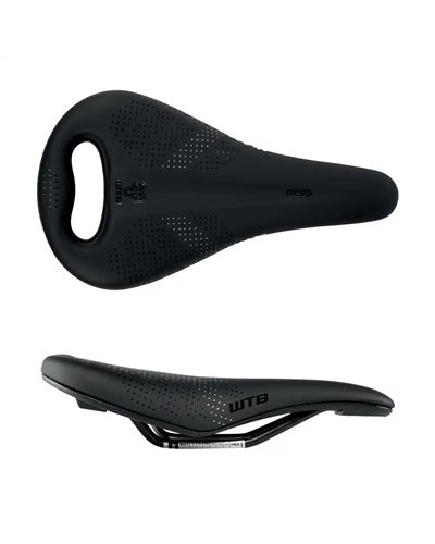 WTB Saddle Devo Pickup Medium - Cr-Mo, Black, HLX
