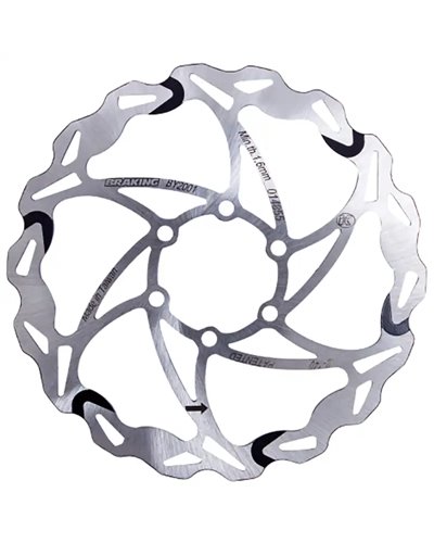 Braking BY2001 Disc Rotor WFix Batfly 6 Holes - 140mm, Thickness 1.9mm