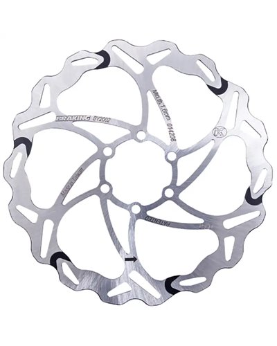 Braking BY2002 Disc Rotor WFix Batfly 6 Holes - 160mm, Thickness 1.9mm
