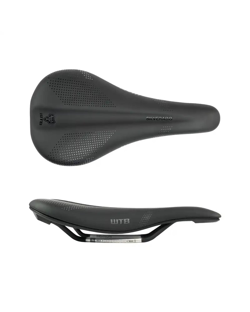 WTB Saddle Silverado 265 Medium - Crmo, Black, HLX
