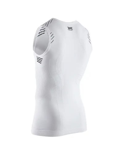 X-Bionic Invent 4.0 Light Singlet Maglia Smanicata Uomo, Arctic White/Opal Black