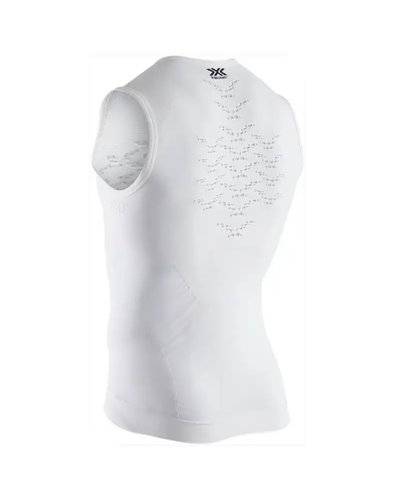 X-Bionic Energizer MK3 4.0 LT Singlet Maglia Smanicata Uomo, Arctic White/Dolomite Grey