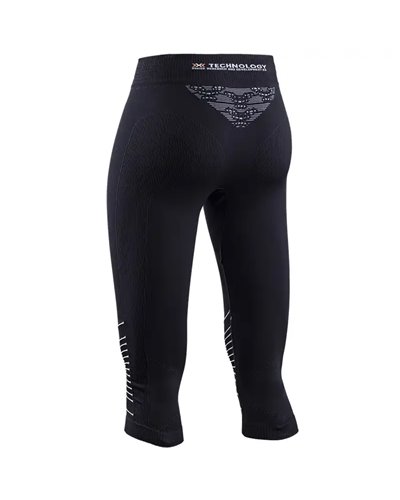 X-Bionic Energizer 4.0 Calzamaglia 3/4 Baselayer Donna, Opal Black/Arctic White