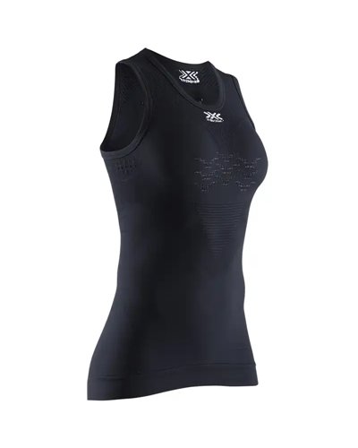 X-Bionic Energizer 4.0 Light Women's Multisport Singlet, Opal Black/Arctic White