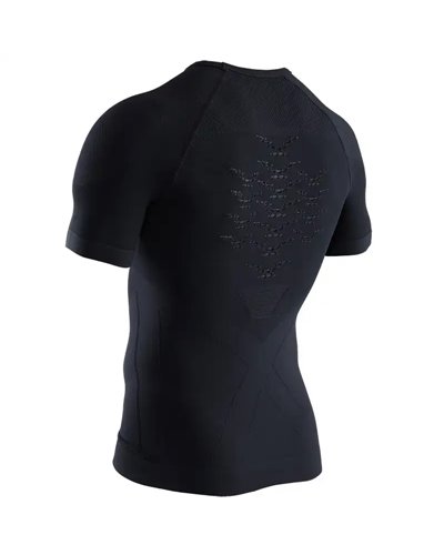 X-Bionic Energizer 4.0 Light Maglia Maniche Corte Scollo a V Uomo, Opal Black/Arctic White