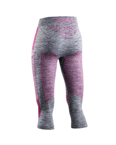 X-Bionic Energy Accumulator 4.0 Melange Calzamaglia 3/4 Baselayer Donna, Grey/Pink