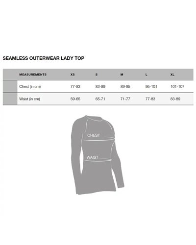 X-Bionic Merino 4.0 Women's Long Sleeve Round Neck Shirt, Black/Black