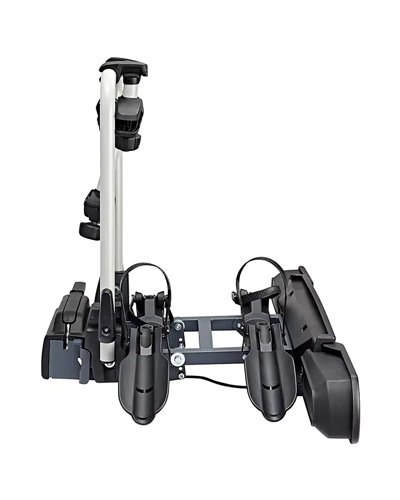 XLC Beluga II VC-C03 13 Pin Plug Foldable Towbar Bike Rack, Black (2 e-Bikes)