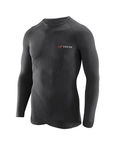 XTech Energy Long Sleeve Base Layer, Black