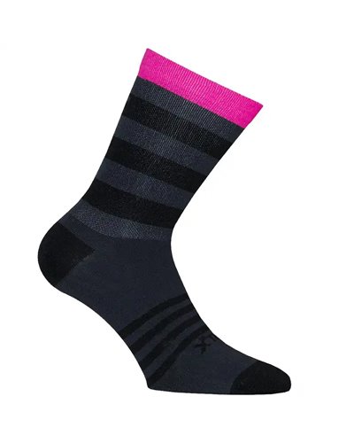 XTech XT158 Multisport Socks, Grey/Fuchsia