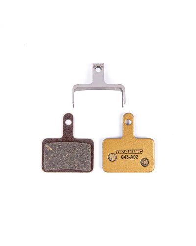 Braking P20005 Brake Pads F.I.R.S.T./Incas 2.0/Shimano Deore - Carbo-Metallic Sintered (1 Pair)