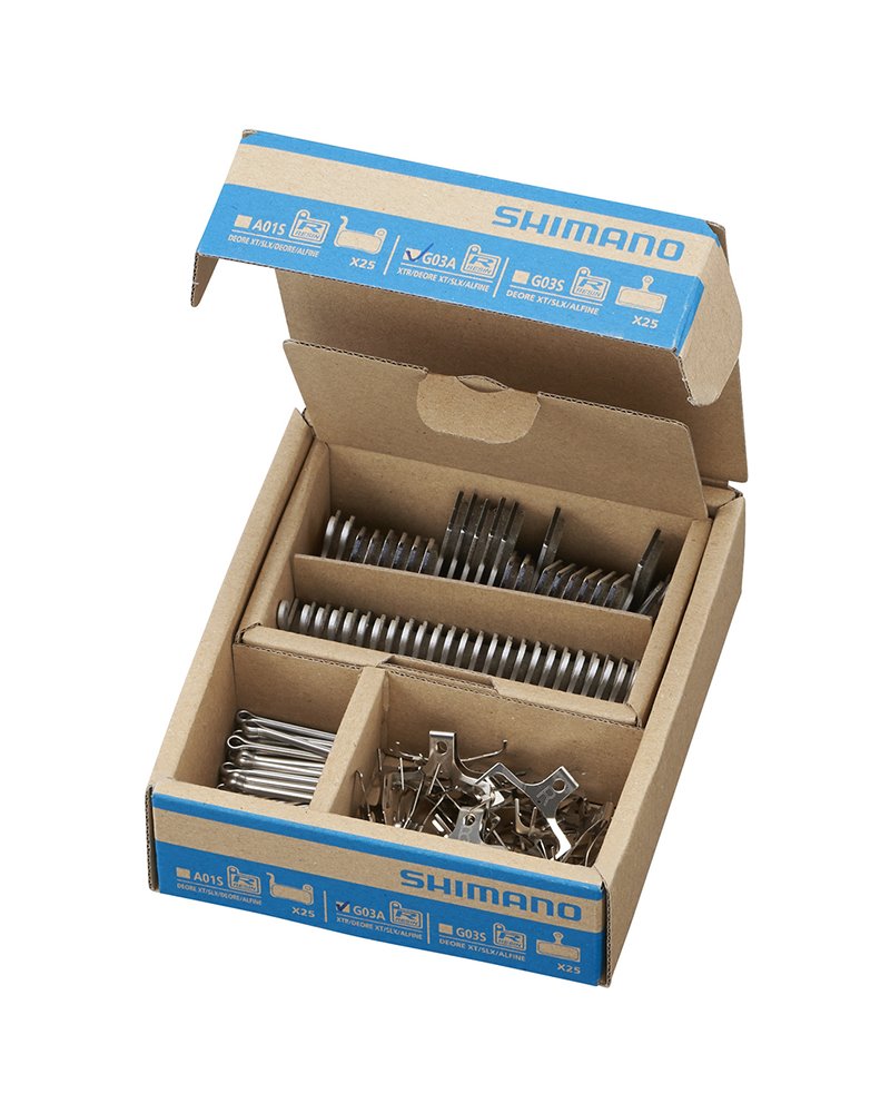 Shimano G03A Resin Brake Pads (25 Pairs)