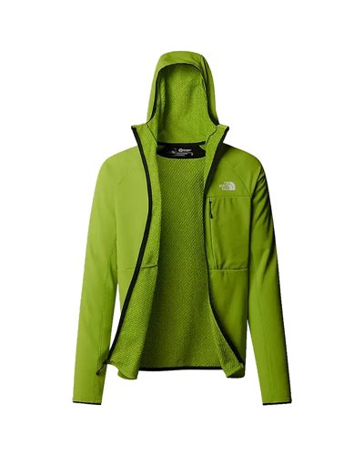 The North Face Summit FutureFleece Giacca Midlayer con Cappuccio Uomo Full Zip, Meadow Grass