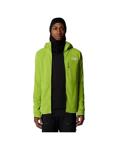 The North Face Summit FutureFleece Giacca Midlayer con Cappuccio Uomo Full Zip, Meadow Grass