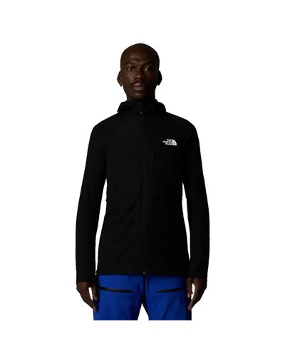 The North Face Summit FutureFleece Men's Full Zip Hooded Midlayer Jacket, TNF Black/NPF