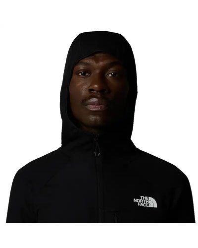 The North Face Summit FutureFleece Men's Full Zip Hooded Midlayer Jacket, TNF Black/NPF
