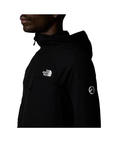 The North Face Summit FutureFleece Men's Full Zip Hooded Midlayer Jacket, TNF Black/NPF