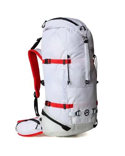 The North Face Phantom Ski Mountaineering Hydration Compatible Backpack 38 Liters, TNF White/Raw Undyed/NPF