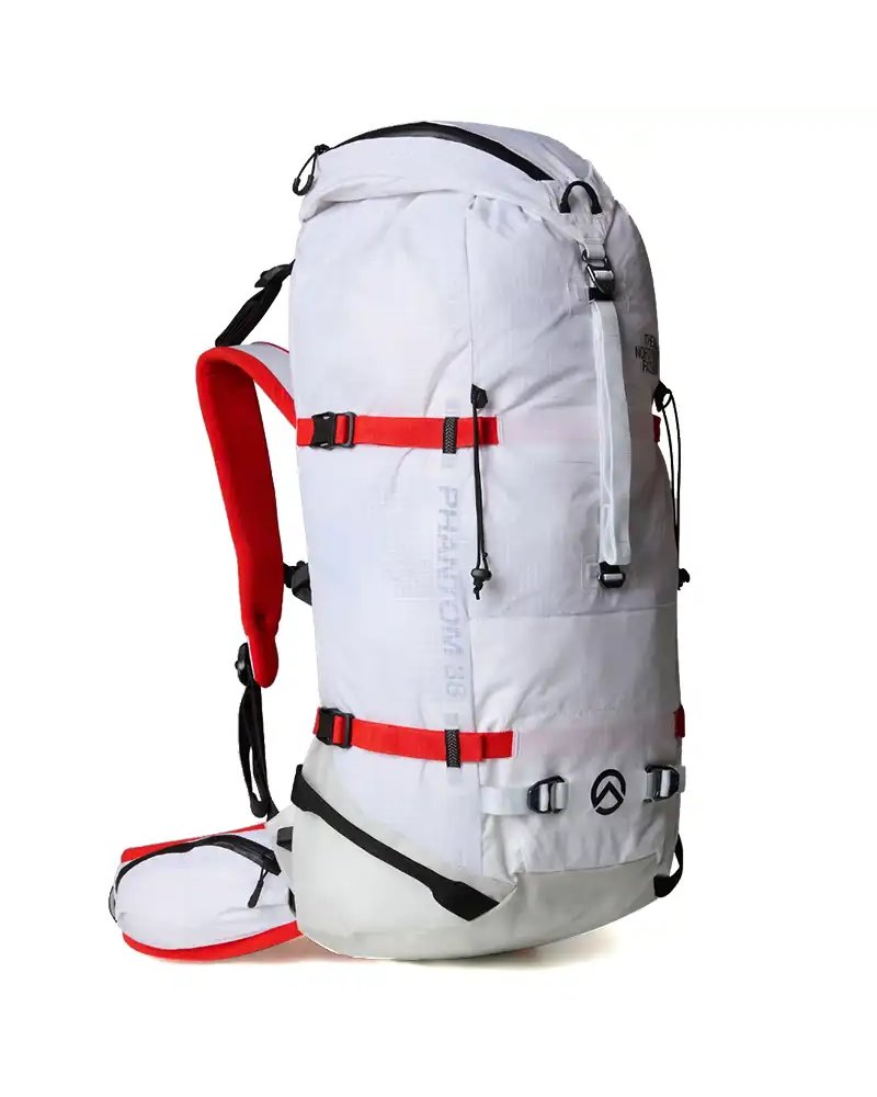 The North Face Phantom Ski Mountaineering Hydration Compatible Backpack 38 Liters, TNF White/Raw Undyed/NPF