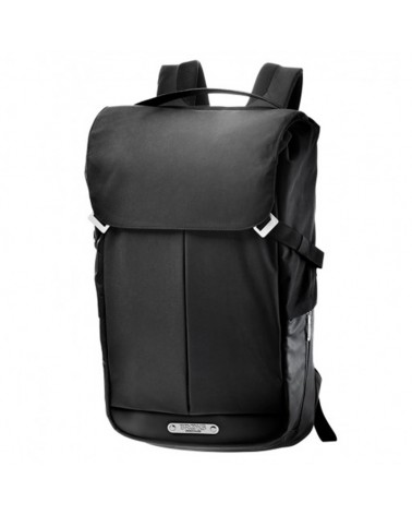 Brooks Pitfield Flap Top Backpack Zaino Ciclismo Impermeabile 24/28 L, Black