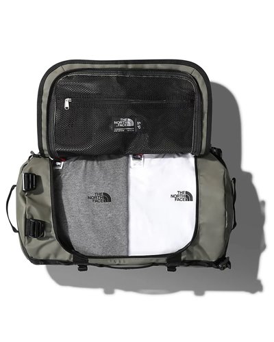 The North Face Base Camp Duffel S - 50 Liters, New Taupe Green/TNF Black