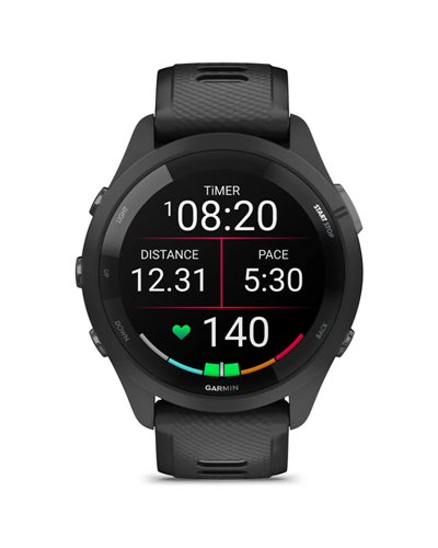 Garmin Forerunner 265 Case 46mm GPS Smartwatch Wrist-Based HR, Black