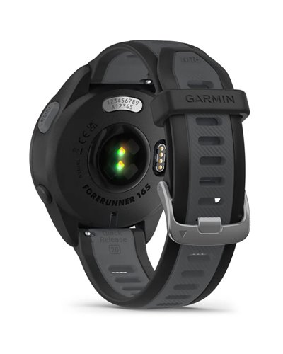 Garmin Forerunner 165 GPS Smartwatch Wrist-Based HR, Black/Slate Grey