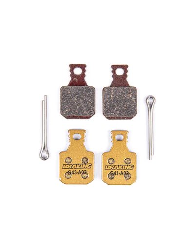 Braking P20022 Pastiglie Freno Magura MT 5/7 Carbo-Metallic Sinterizzata (1 Paio - 4 pz)