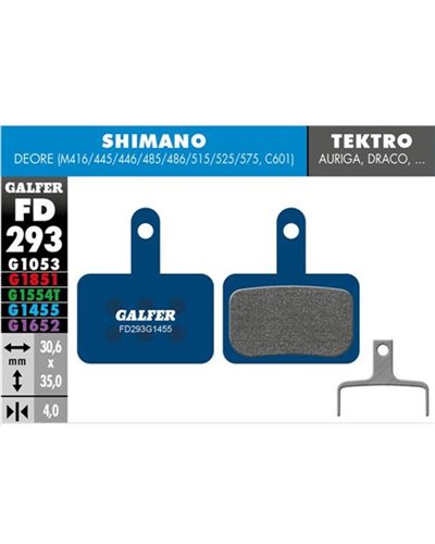 Galfer Bike Road Brake Pad Shimano Deore