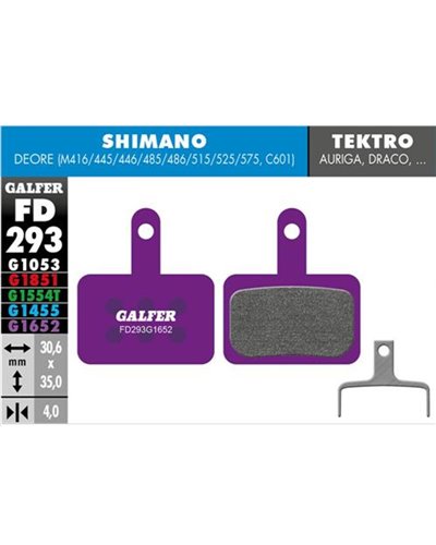 Galfer E-Bike Brake Pad Shimano Deore