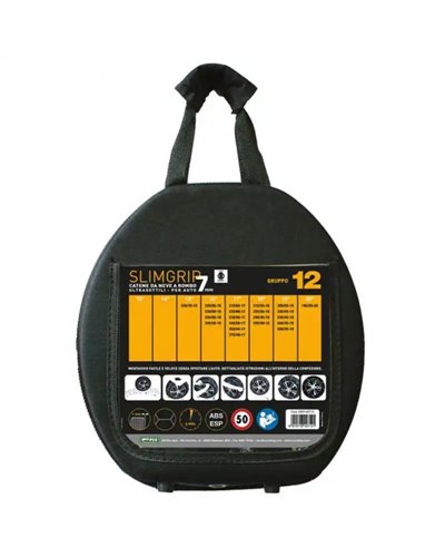 Catene da Neve Auto 195/55-20 R20 Ultrasottili da 7 mm (Omologate)