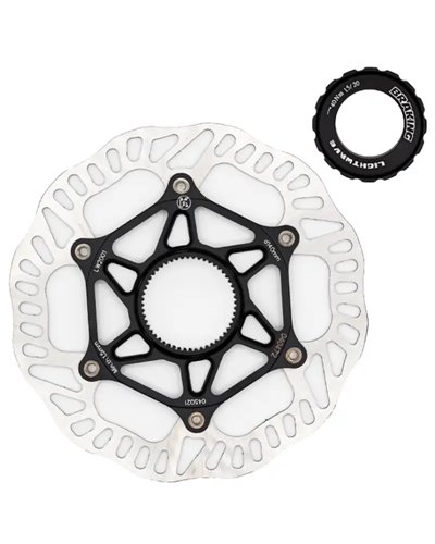 Braking LW2001C Disco Lightwave Center Lock - 140mm, Spessore 1.9mm, con Ghiera di Chiusura Center Lock