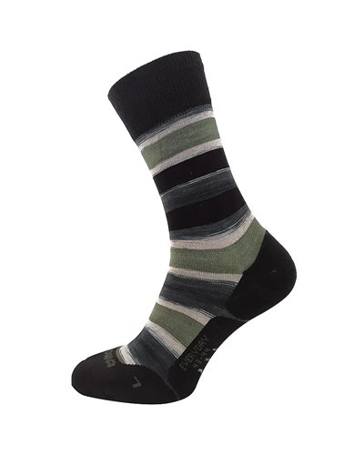 Lowa Everyday Calze in Cotone/Lana Merino, Grigio/Nero