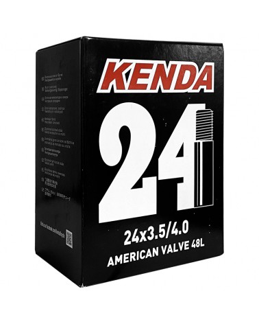 Kenda Fat Inner Tube 24X3.50/4.0 Schrader Valve 48mm Boxed