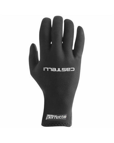 Castelli Perfetto Max GTX Gore-Tex Infinium Windstopper Guanti Ciclismo, Nero