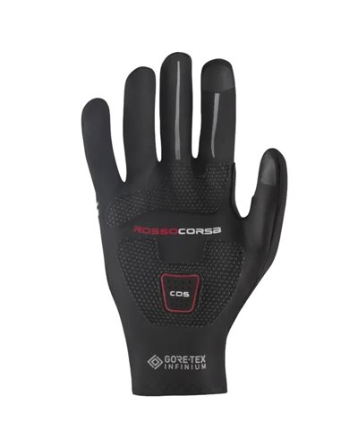 Castelli Perfetto Light GTX Gore-Tex Windstopper Cycling Gloves, Black