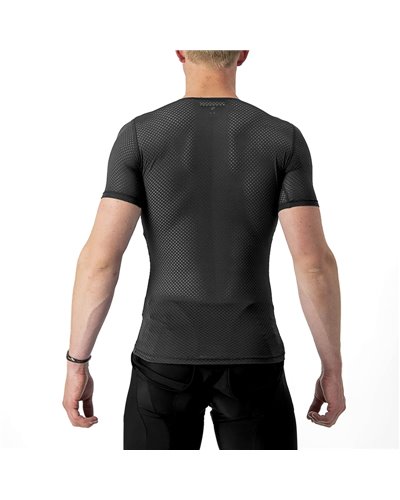 Castelli Pro Mesh 2.0 Men's Short Sleeve Cycling Light Base Layer, Black