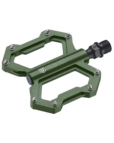 Union Pedals Freeride, Sp-1210 One Piece Alloy Body Green