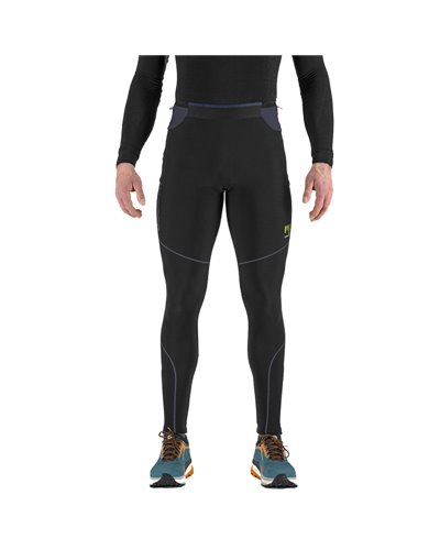 Karpos Lavaredo Plus Men's Trail Running Winter Tight, Black/India Ink