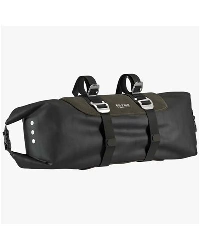 Brooks Scape Handlebar Roll Borsa Manubrio 10-12 Litri Impermeabile, Verde Fango