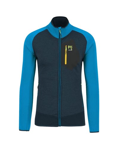 Karpos Odle Men's Fleece, Midnight/Diva Blue