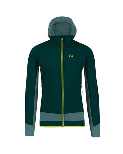 Karpos Lavaredo Winter Men's Trail Running Jacket, Forest/North Atlantic
