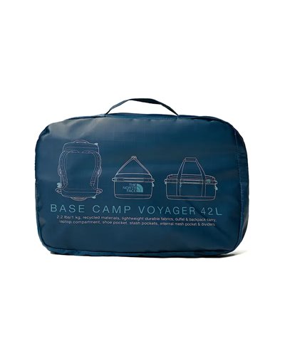 The North Face Base Camp Voyager - 42 Liters, Midnight Petrol/Algae Blue