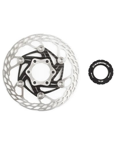 Carbon-Ti Disc X-Rotor SteelCarbon 3 160mm Semi-floating Center Lock