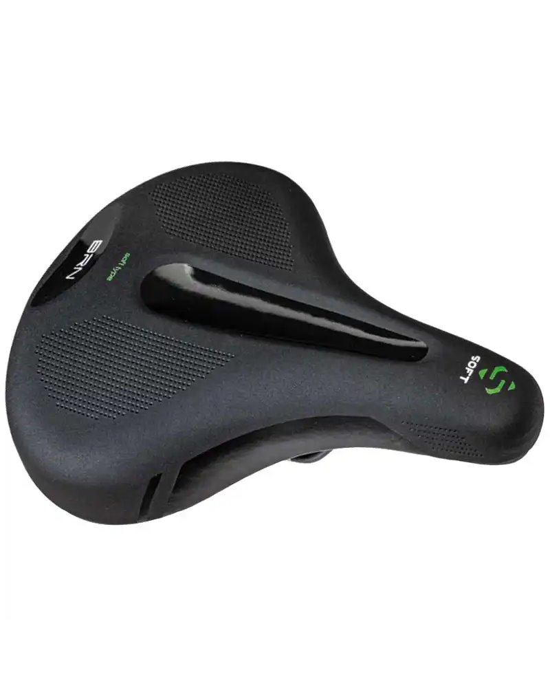 SMP Soft Unisex City/Trekking Saddle, Black